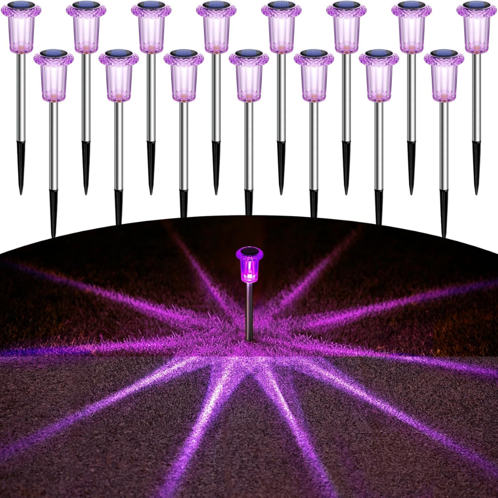 Outdoor Solar Waterproof LED Stake Pathway Lights