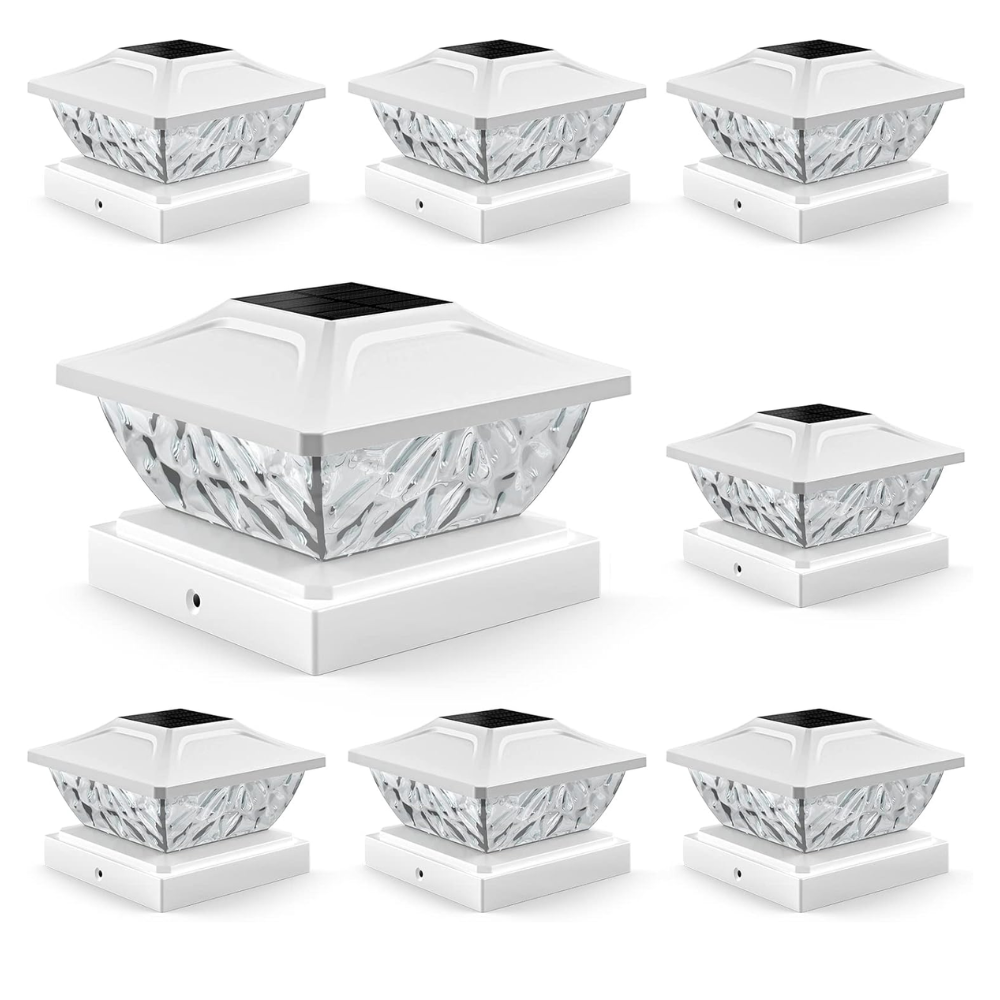 Dual Mode Waterproof Solar Post Cap Lights For Outdoor Fence