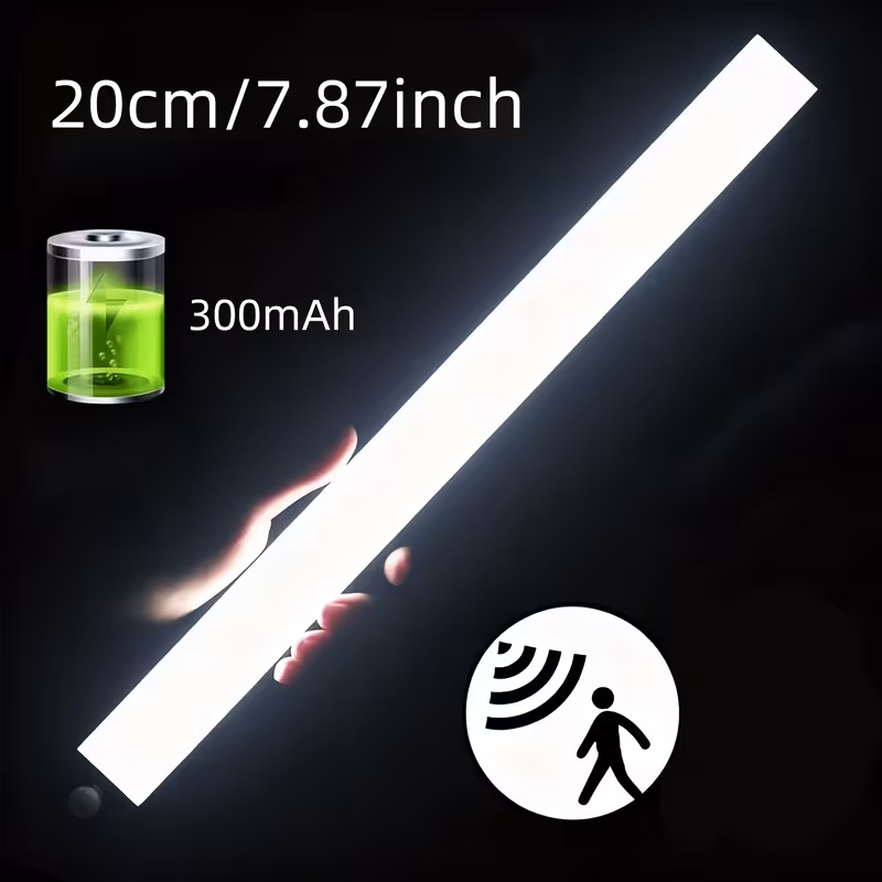 motion sensor led light with 3 temperatures infinite dimming 360 panoramic human sensor usb rechargeable night light electronic lighting for bedroom bedside stairs cabinets and desks stylish lamp multifunctional lighting 10