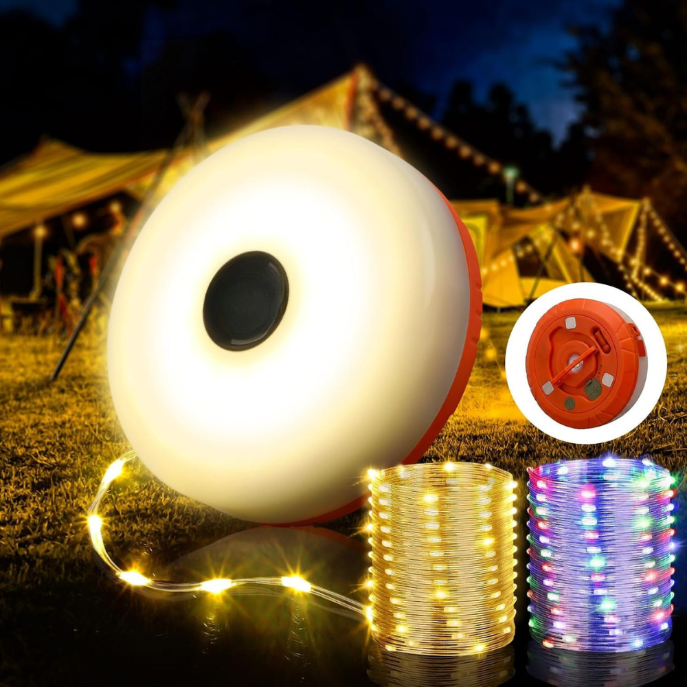 Outdoor Party Rechargeable Tent String Light Lamp