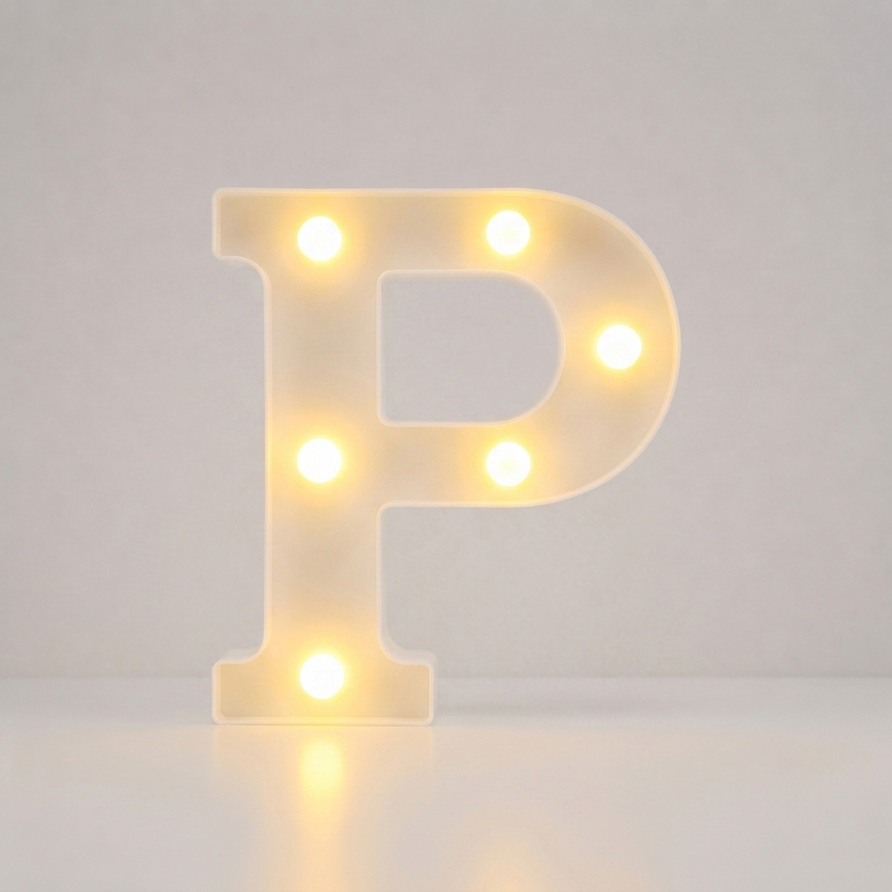Illuminated English Letter Lamp For Parties And Weddings