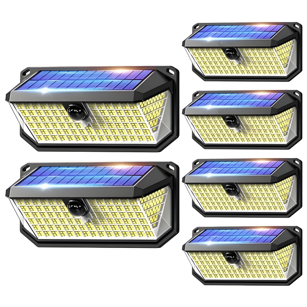 416 LED Solar Outdoor Waterproof Lights
