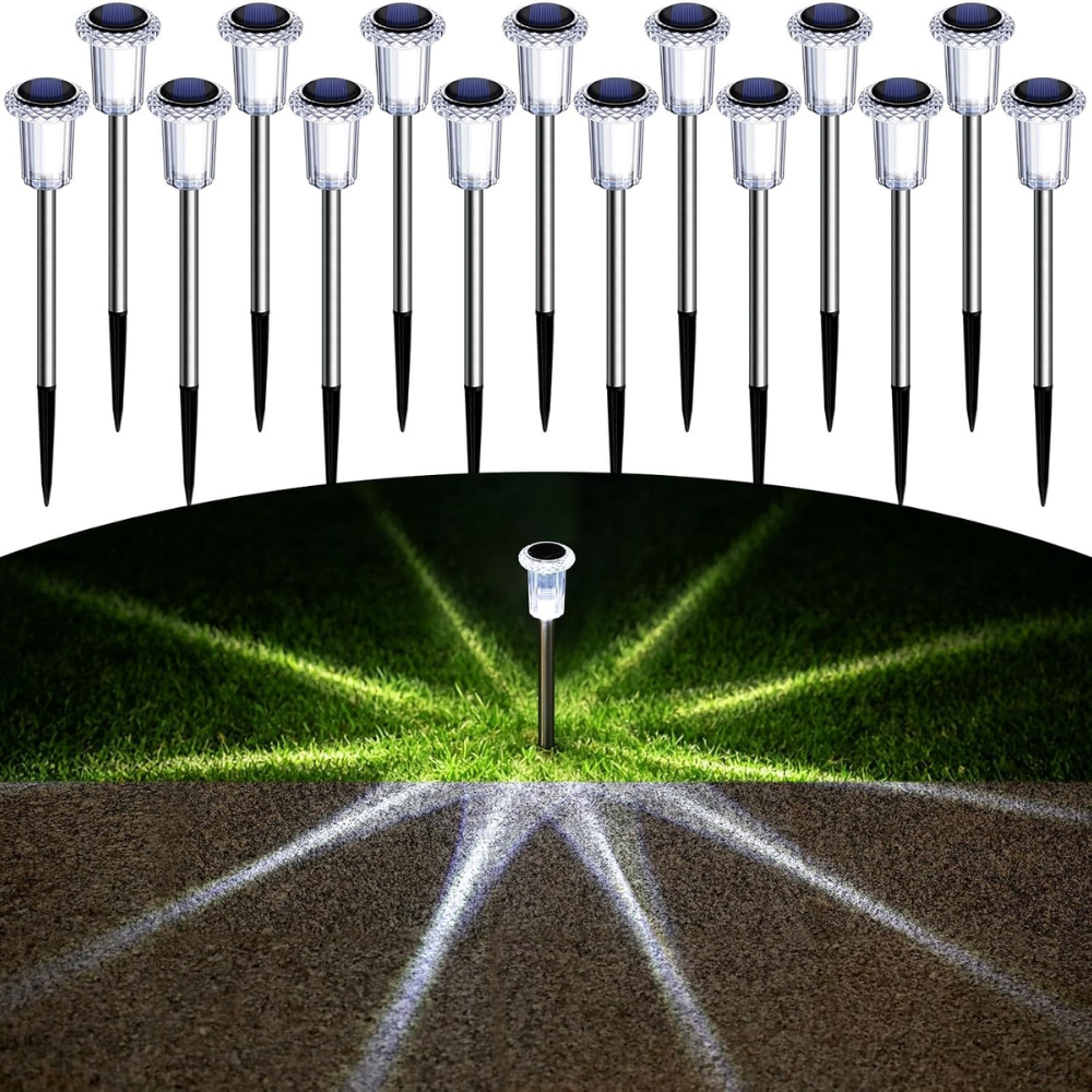 Outdoor Solar Waterproof LED Stake Pathway Lights