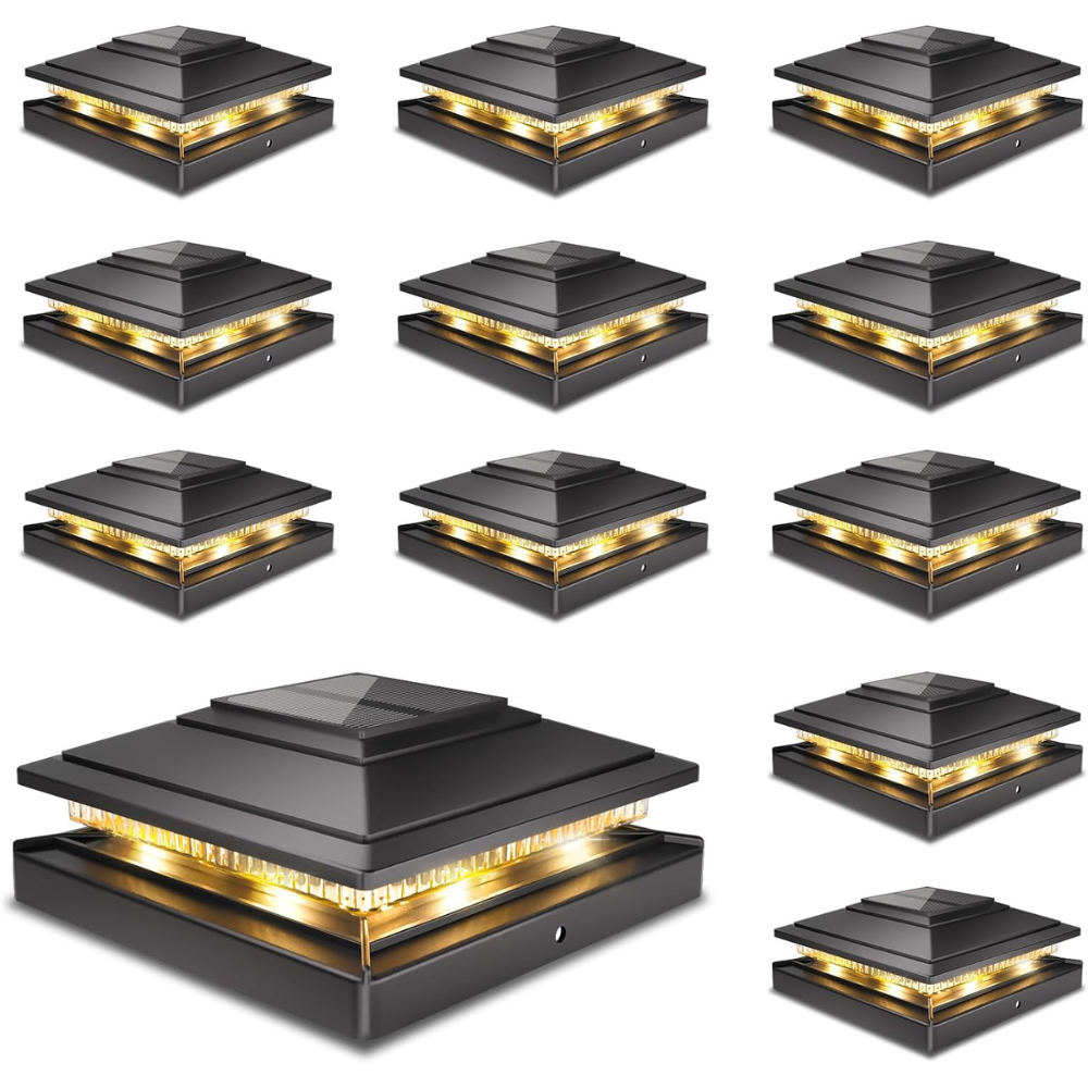 Waterproof Solar Post Cap Lights For Outdoor Fence