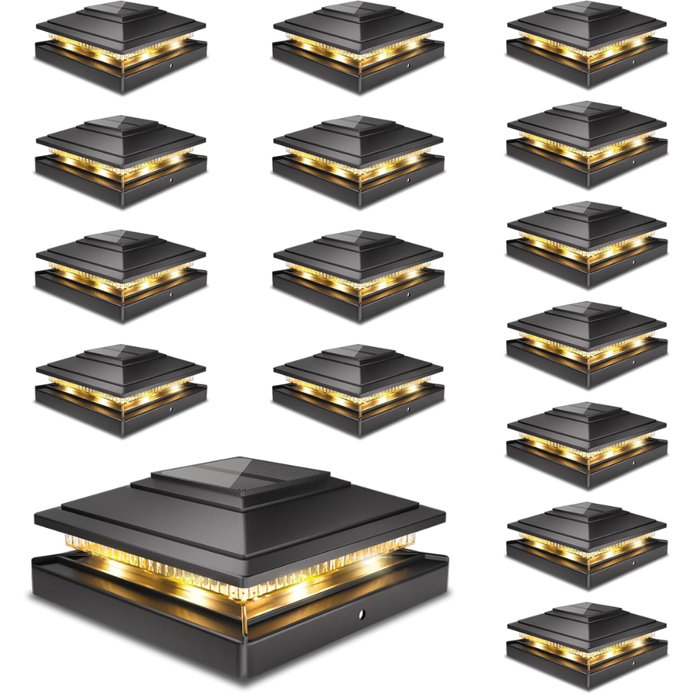Waterproof Solar Post Cap Lights For Outdoor Fence