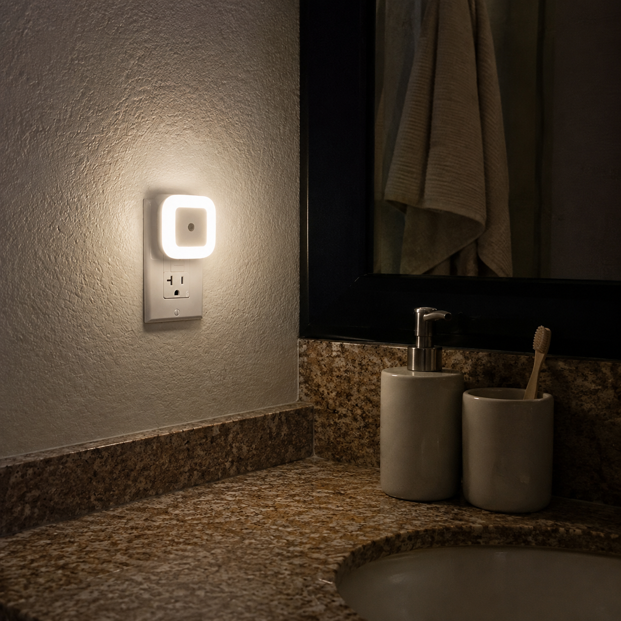 Smart Dusk To Dawn Plug In Night Light With Auto On Off For Home