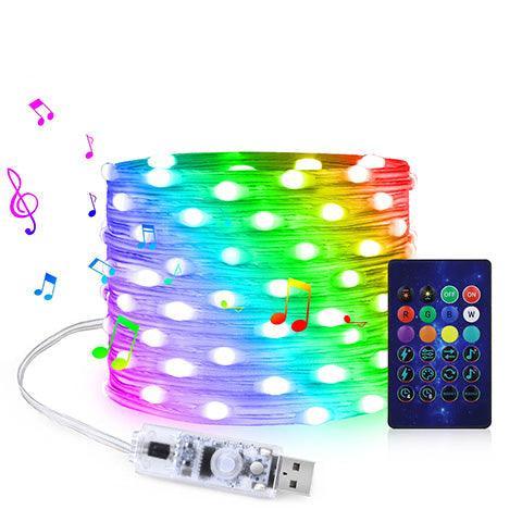 Smart Rainbow LED Outdoor Light - Solar Flame Torch