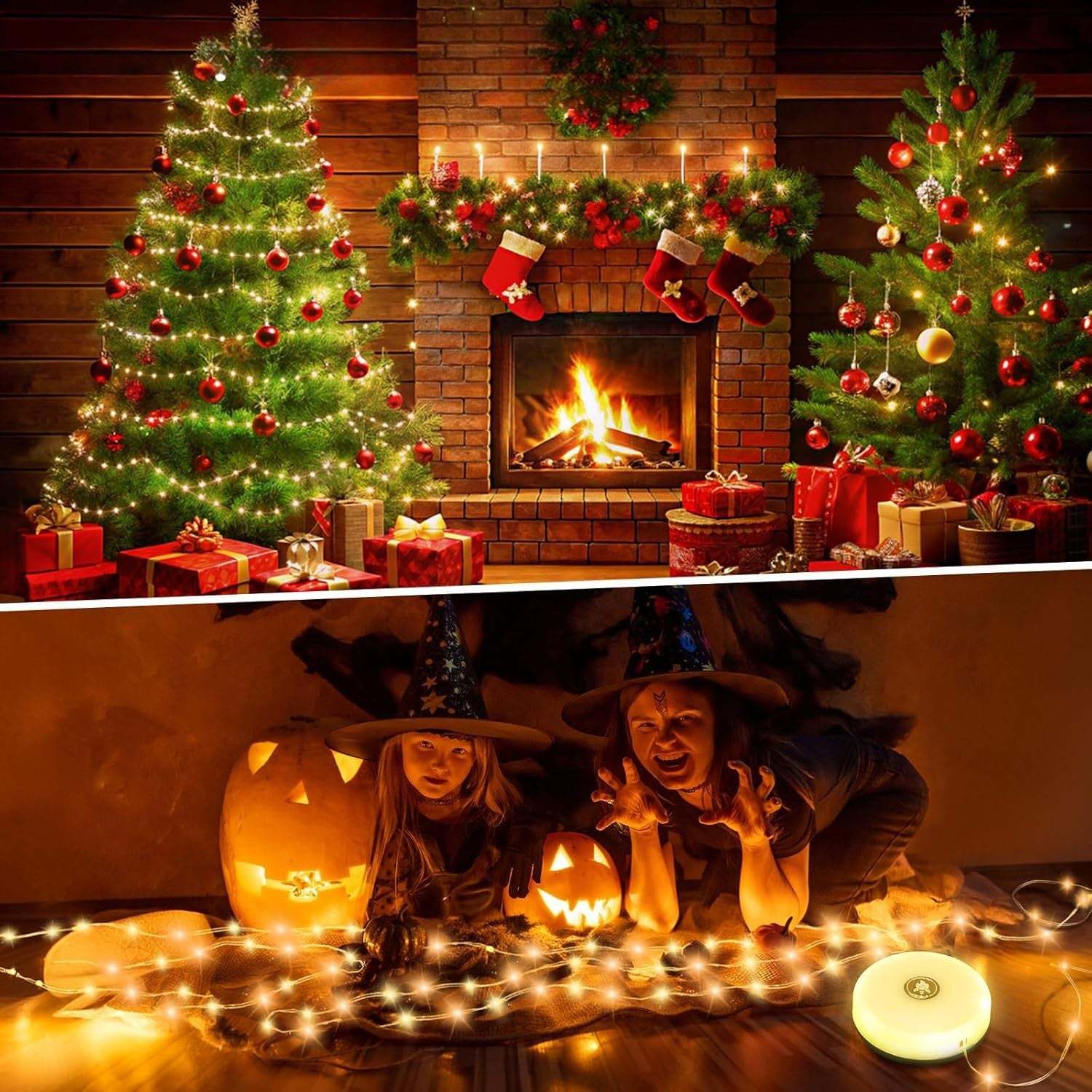 Rechargeable Camping String Light-Solar Flame Torch