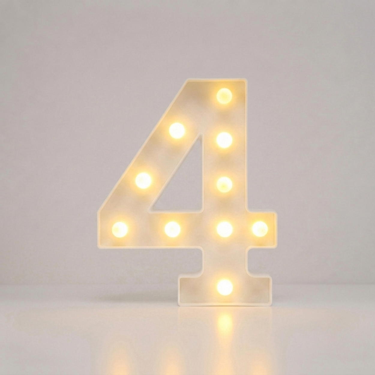 Illuminated English Letter Lamp For Parties And Weddings