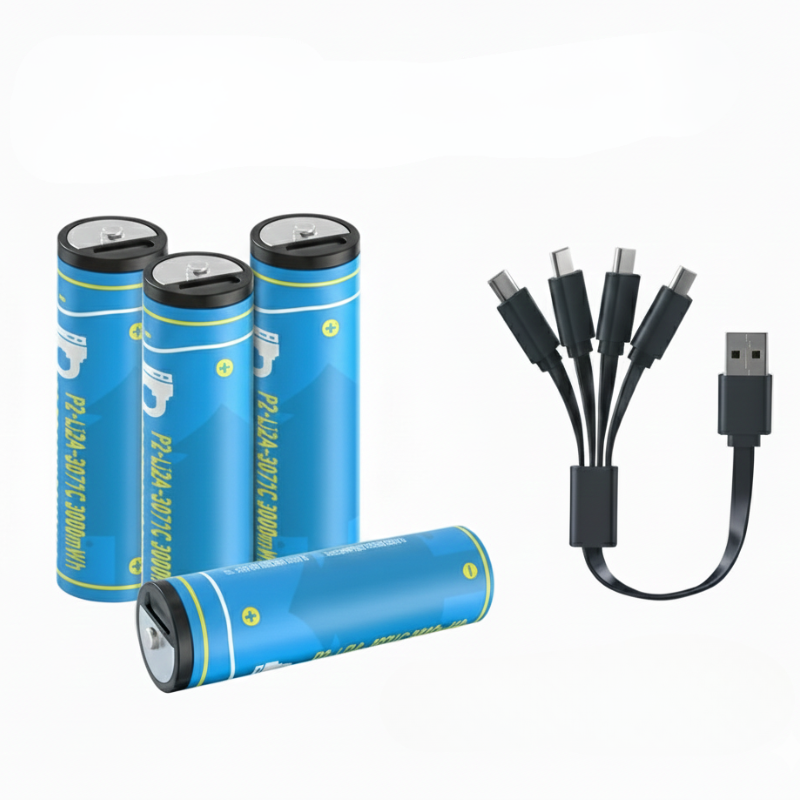 4 and 8 Pack Rechargeable Double A and Triple A Battery