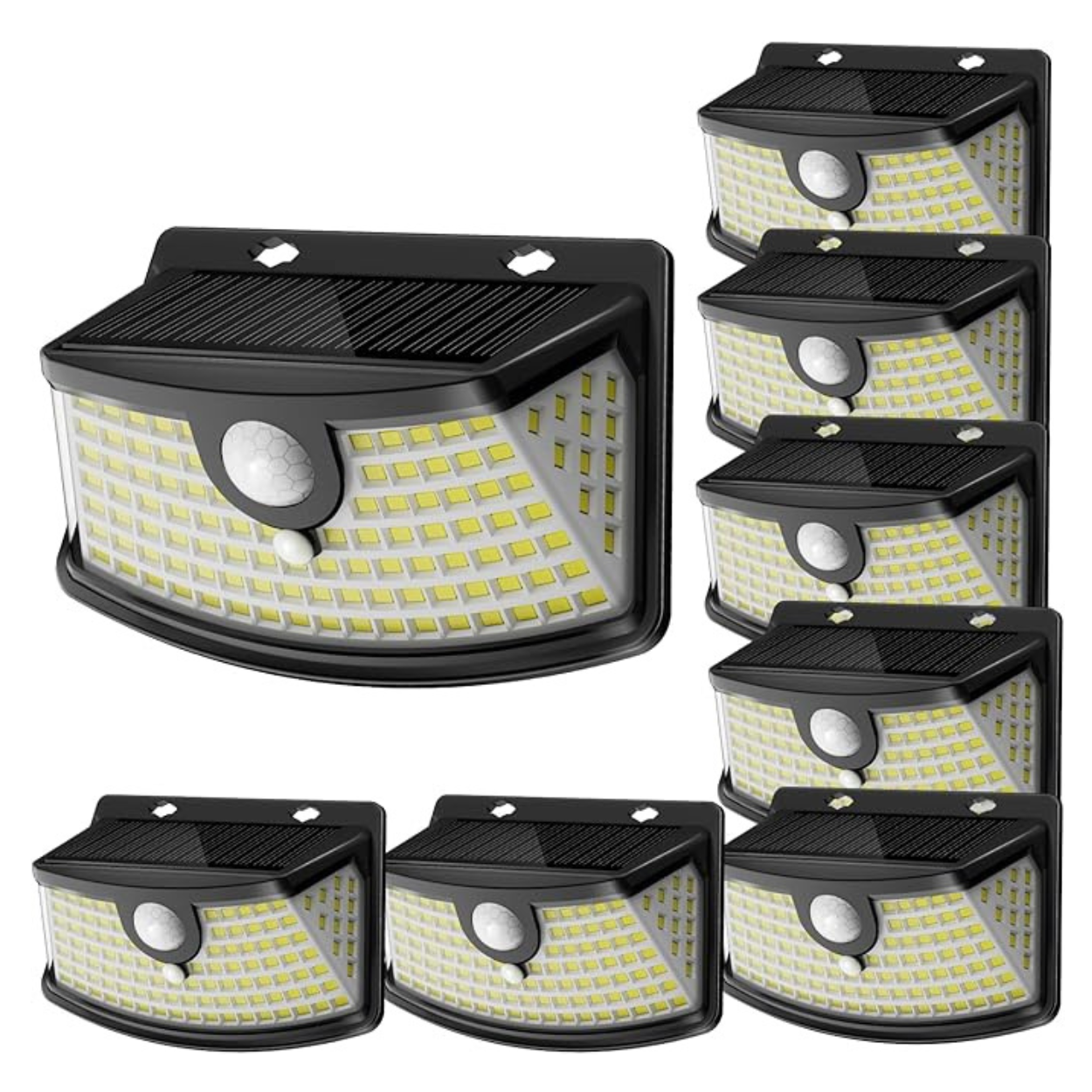Outdoor Solar Lights With Motion Sensor And Light Reflector