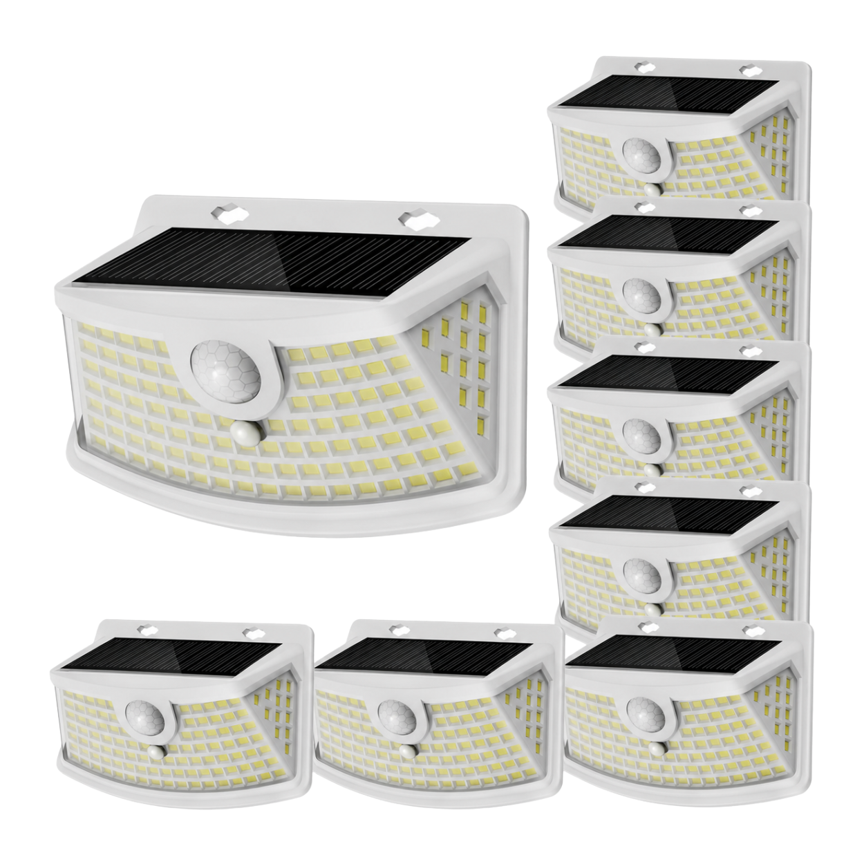 Outdoor Solar Lights With Motion Sensor And Light Reflector