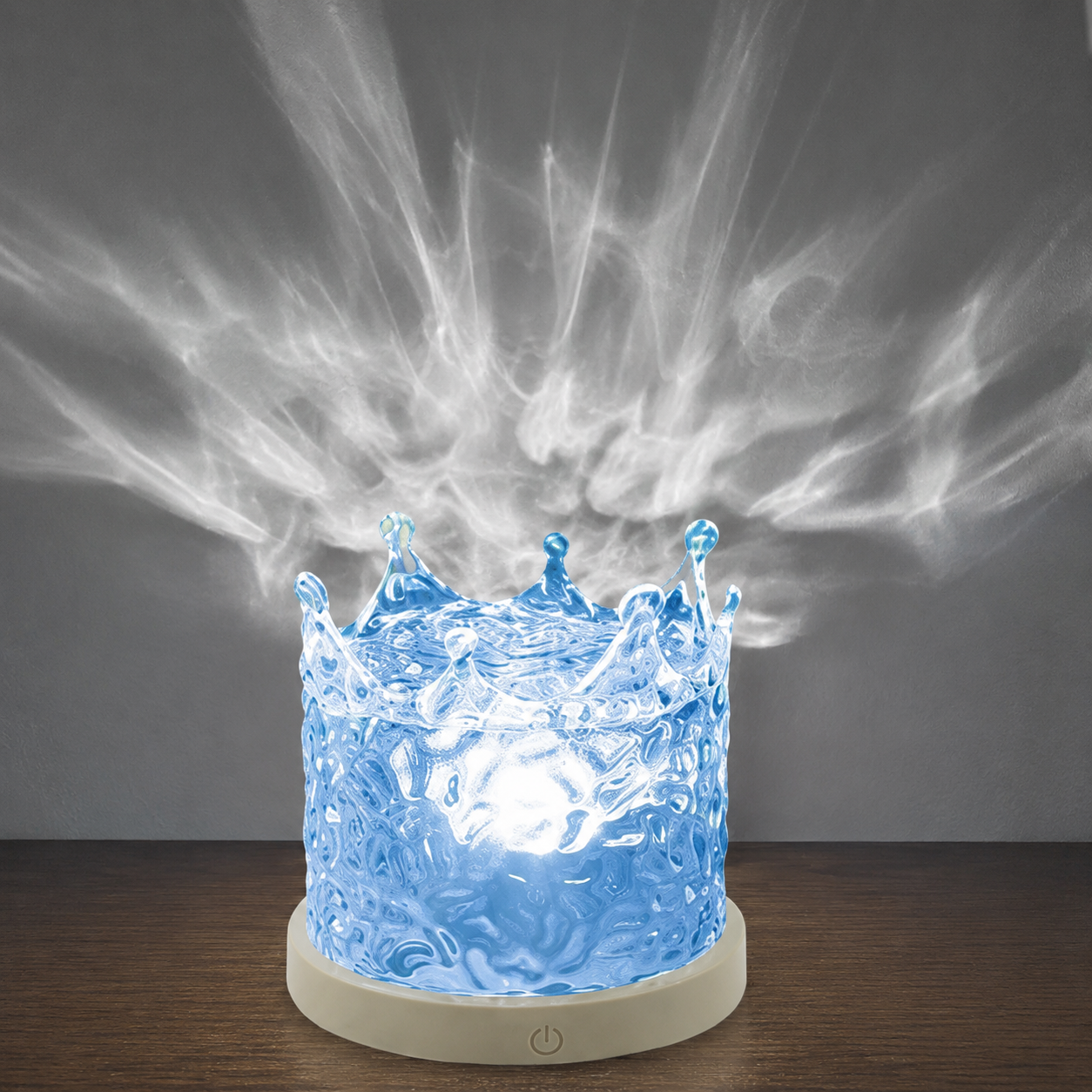 USB Powered RGB Water Wave Projection Bedside Lamp For Bedroom Decor