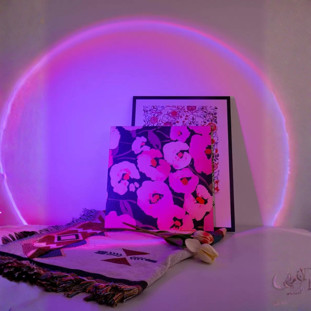 Degree Adjustable Led Remote Controlled Rgb Projector Live Lamp