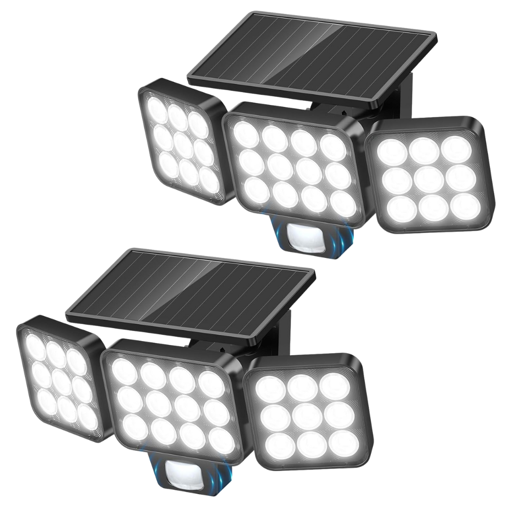 Solar Outdoor Flood Lights With Motion Sensor Security