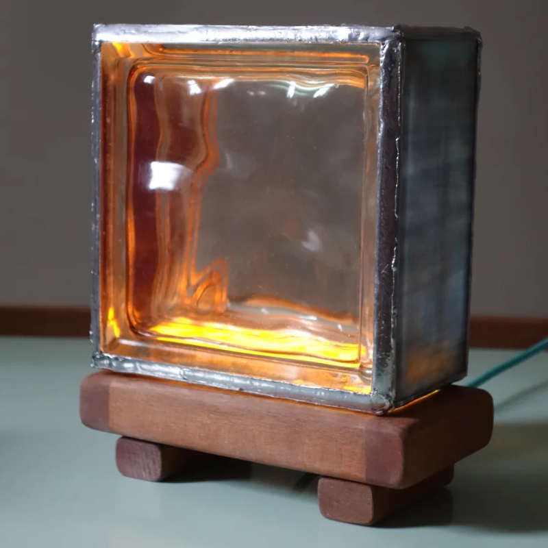 Handcrafted Glass Stained Lamp For Decor