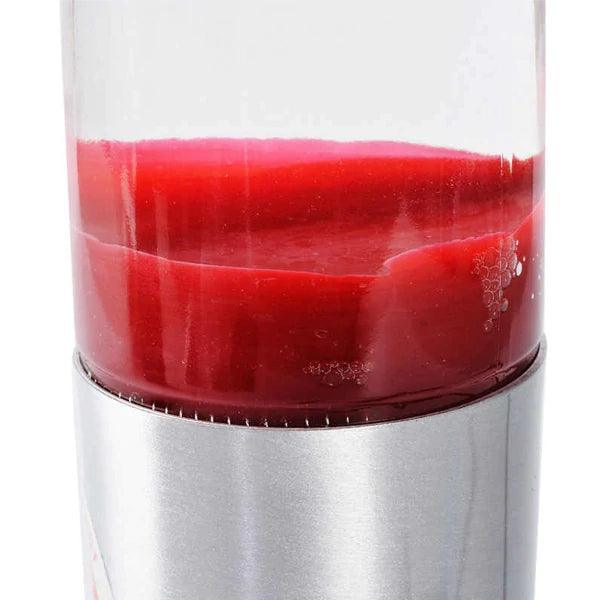 LED Decorative Lava Wax Lamp - Solar Flame Torch