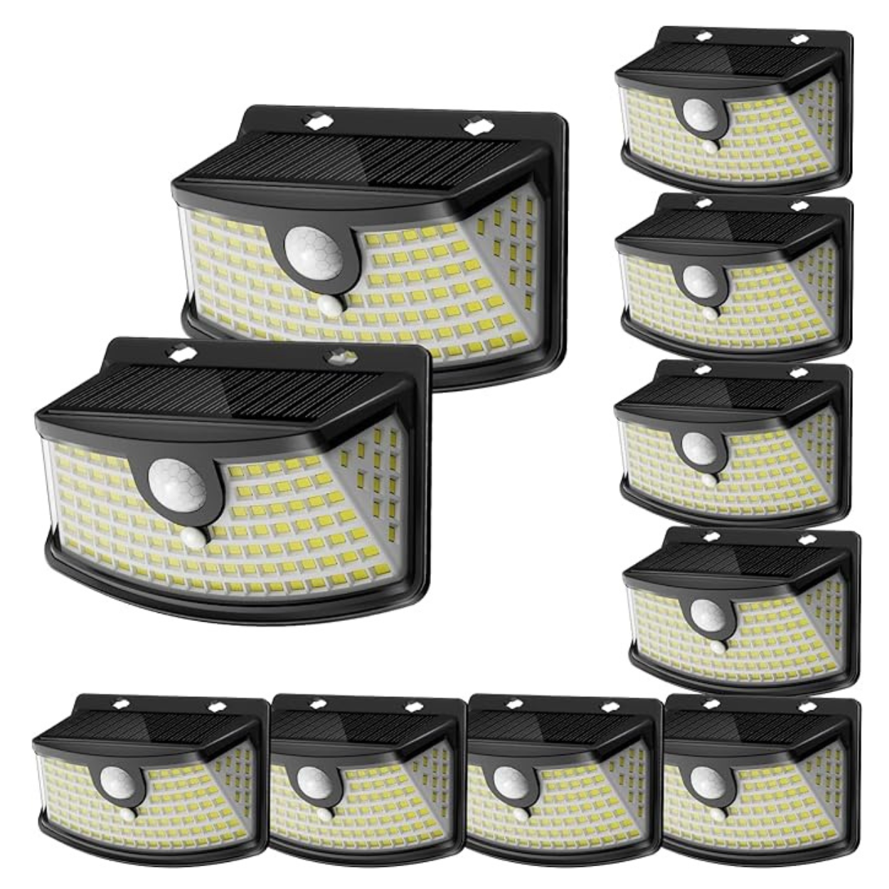 Outdoor Solar Lights With Motion Sensor And Light Reflector