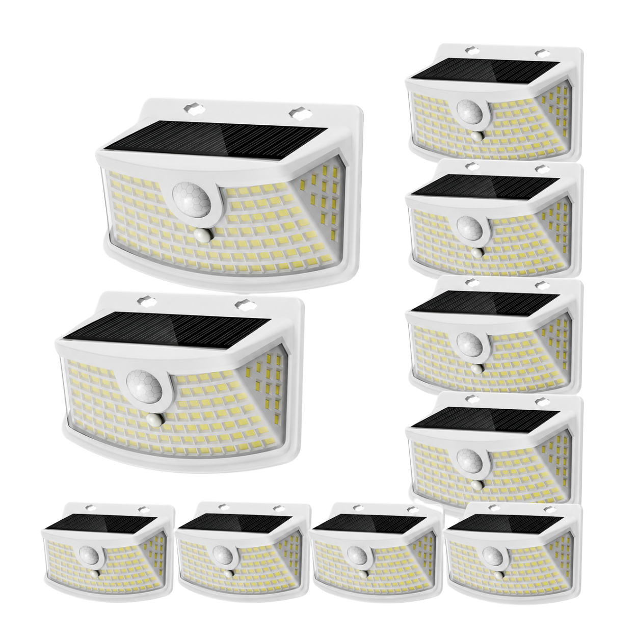 Outdoor Solar Lights With Motion Sensor And Light Reflector