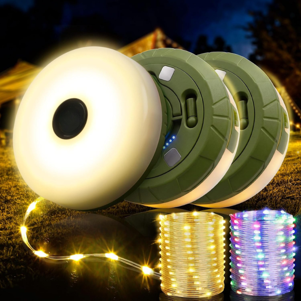 Outdoor Party Rechargeable Tent String Light Lamp