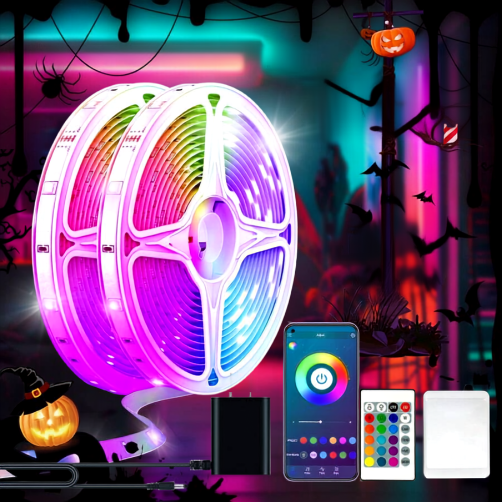 RGB Smart LED Light Strip With App And Remote Control For Home Decor