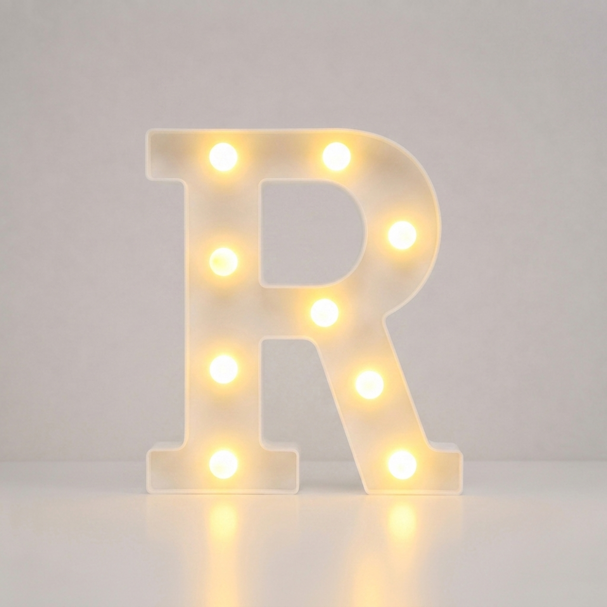 Illuminated English Letter Lamp For Parties And Weddings