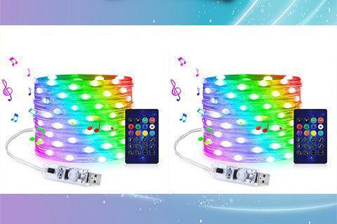 Smart Rainbow LED Outdoor Light - Solar Flame Torch