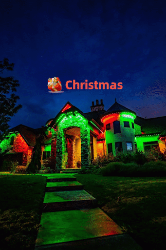 Smart Rainbow LED Outdoor Light - Solar Flame Torch