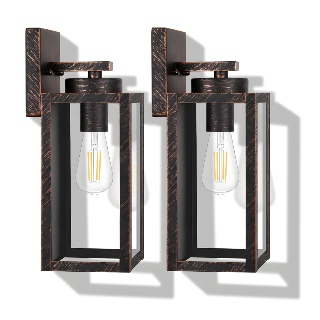 Pack Of 2 Outdoor Wall Light Fixtures