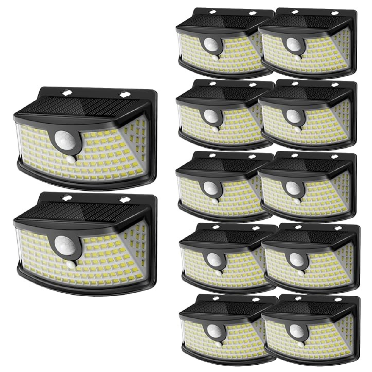 Outdoor Solar Lights With Motion Sensor And Light Reflector