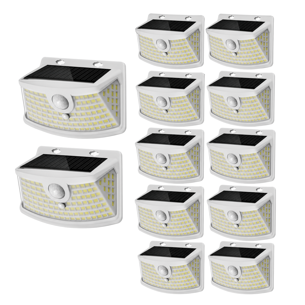 Outdoor Solar Lights With Motion Sensor And Light Reflector