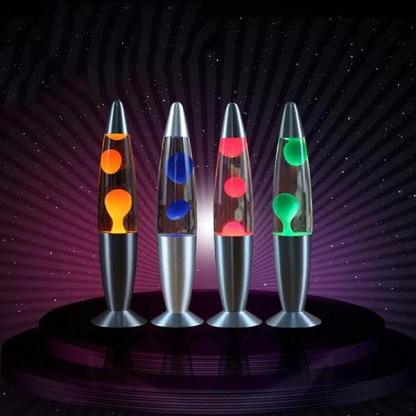 LED Decorative Lava Wax Lamp - Solar Flame Torch