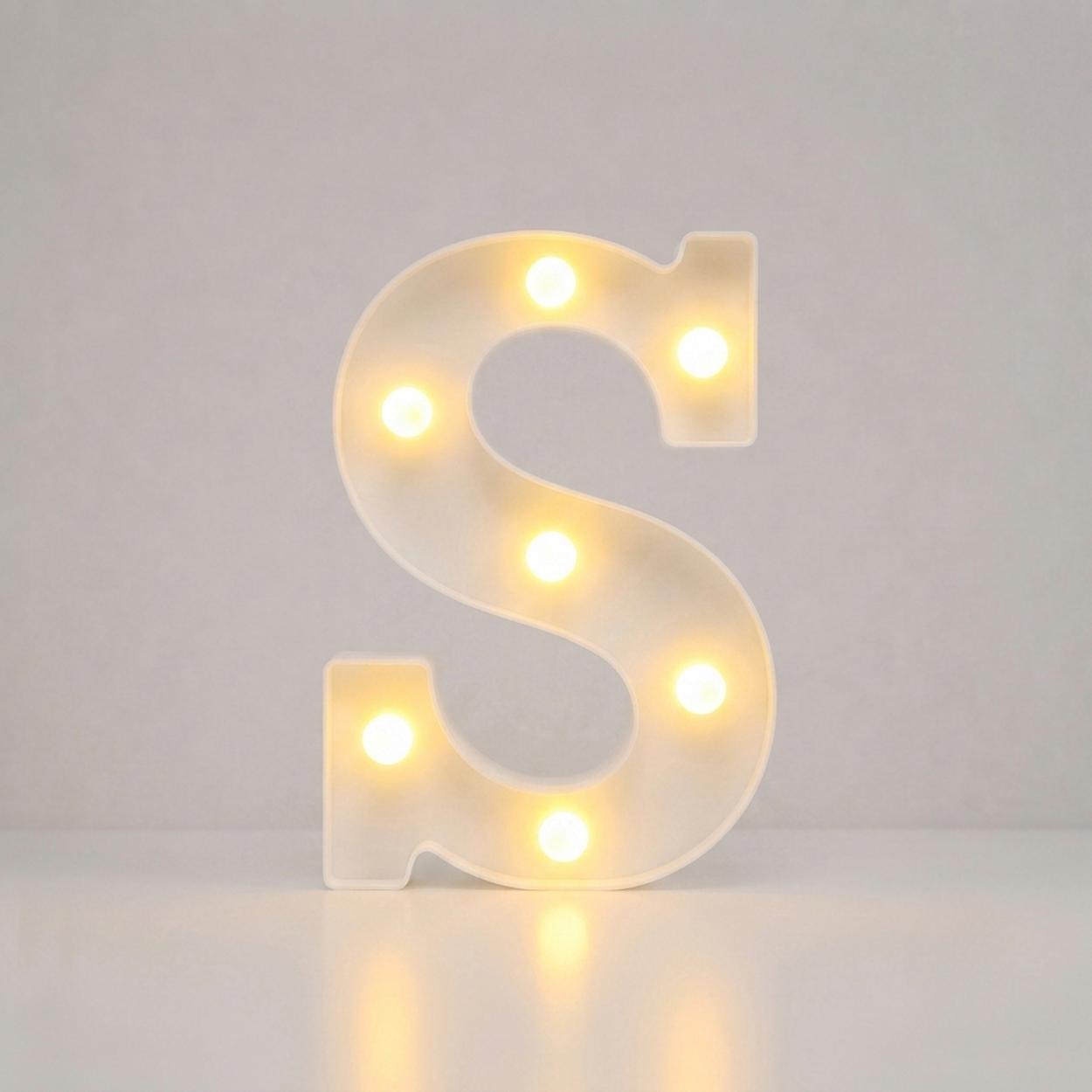 Illuminated English Letter Lamp For Parties And Weddings