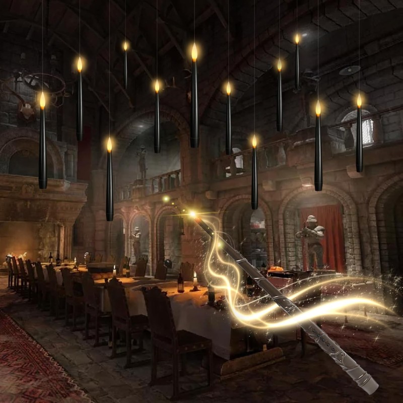 Flameless Floating Candles With Wand