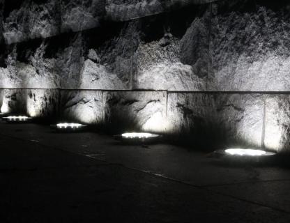 Solar LED Pathway Disk Lights - Solar Flame Torch