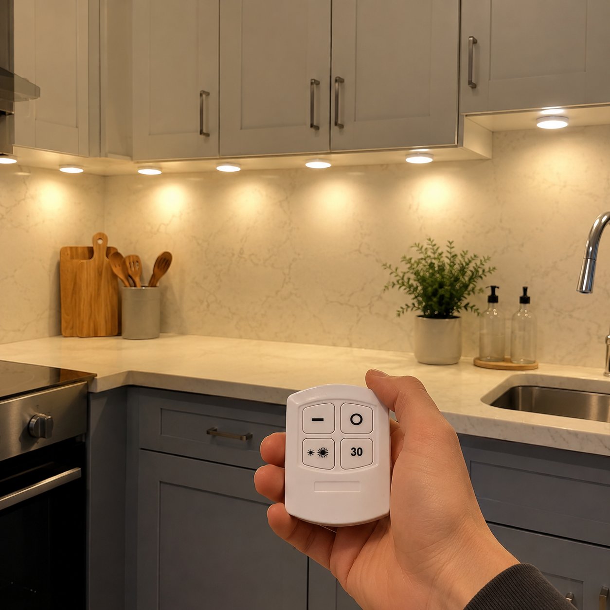 Pack Of 6 Smart Pack Wireless Led Under Cabinet Lights