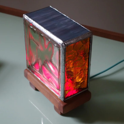 Handcrafted Glass Stained Lamp For Decor