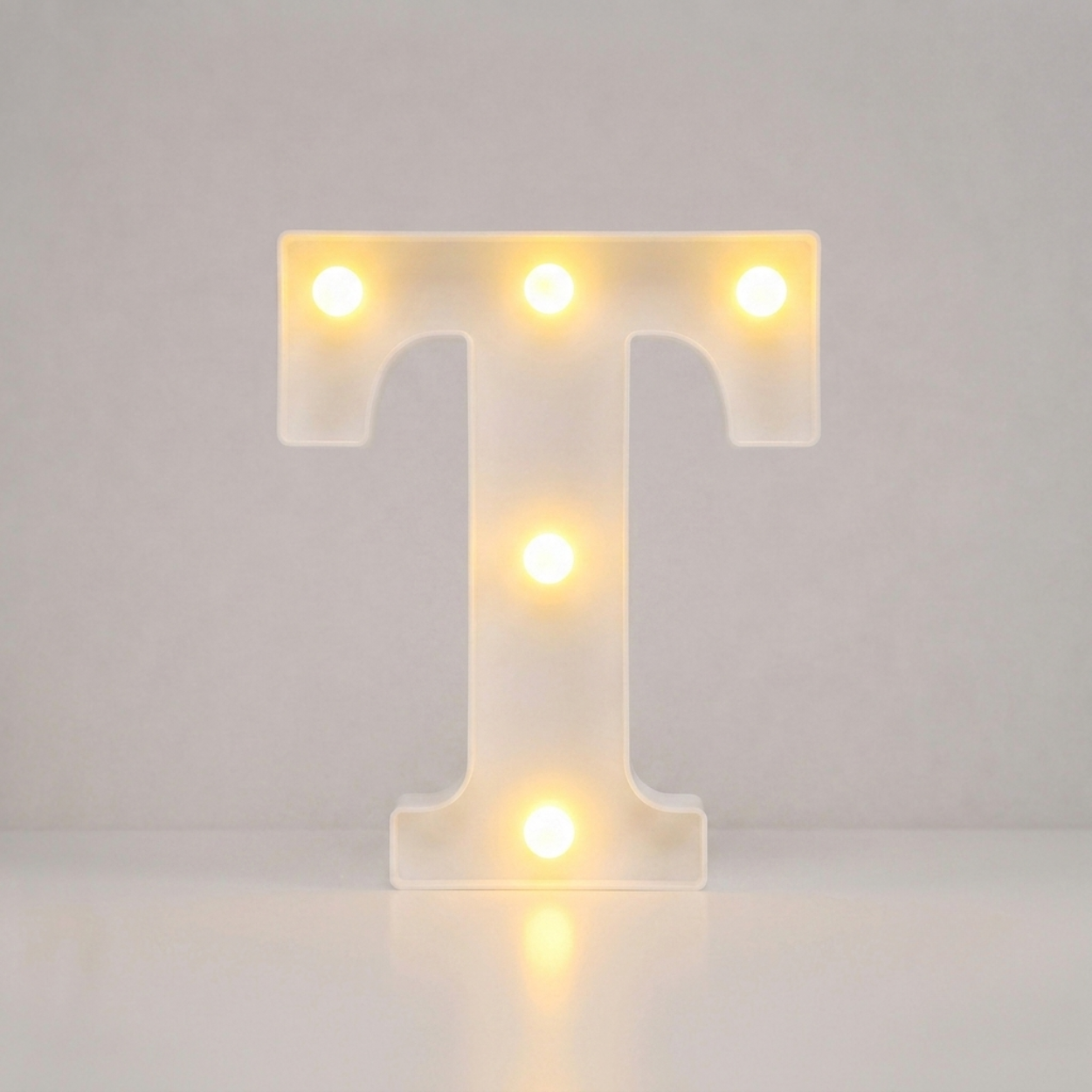 Illuminated English Letter Lamp For Parties And Weddings