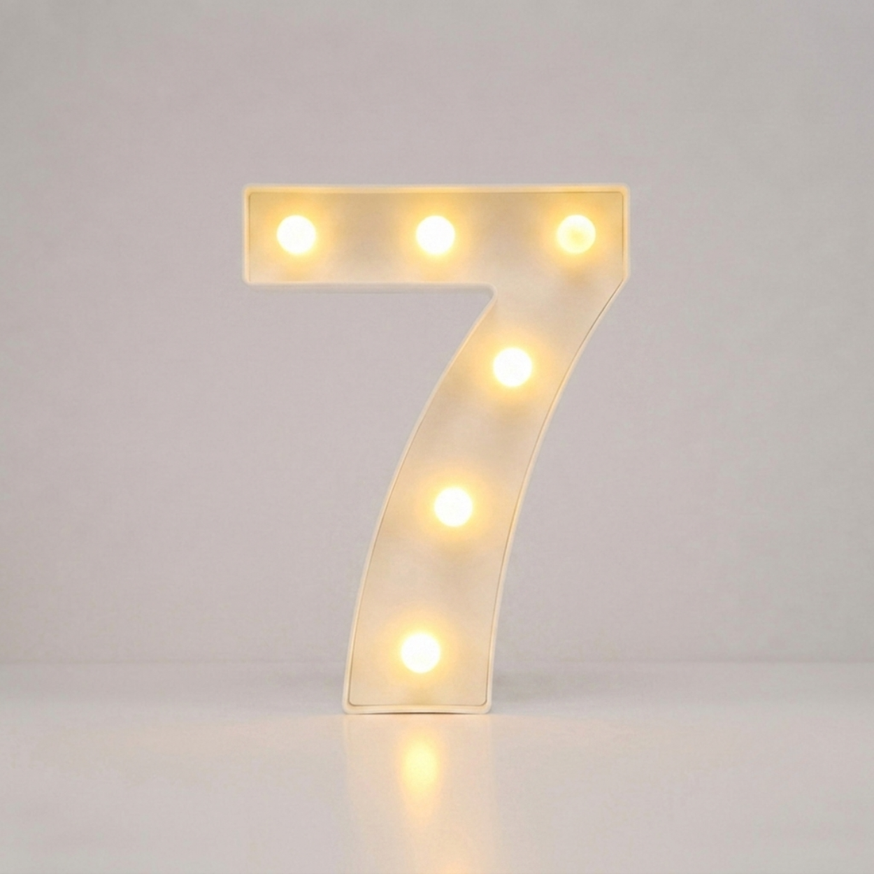 Illuminated English Letter Lamp For Parties And Weddings