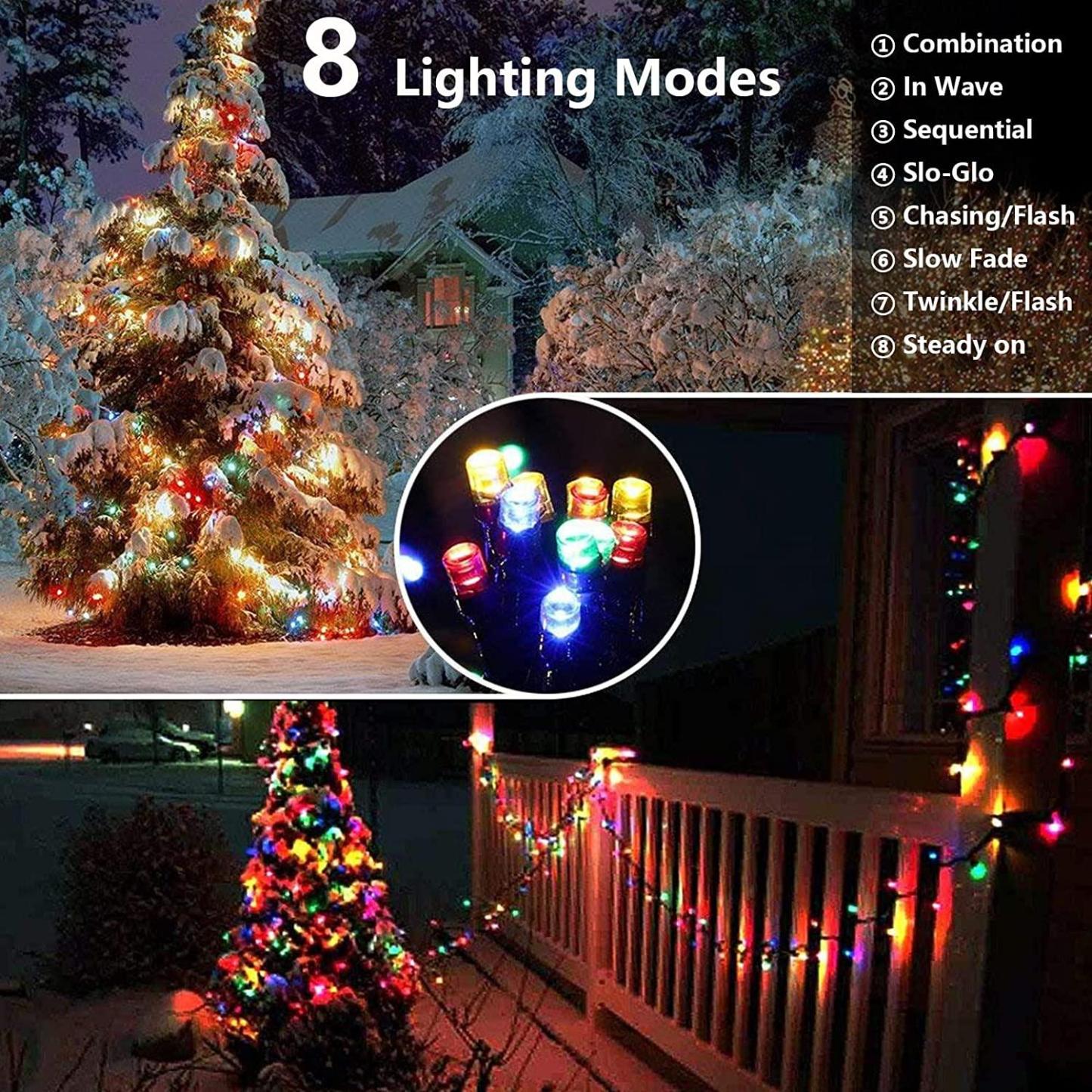 Solar Powered Fairy Lights 17M 100 Lights - Solar Flame Torch