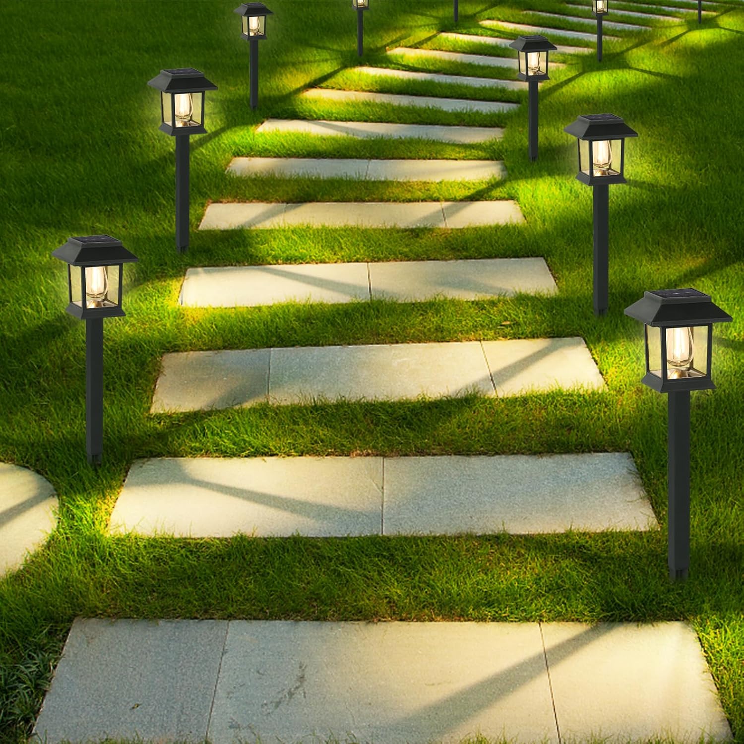 Outdoor Pathway Waterproof Auto On Off Lights