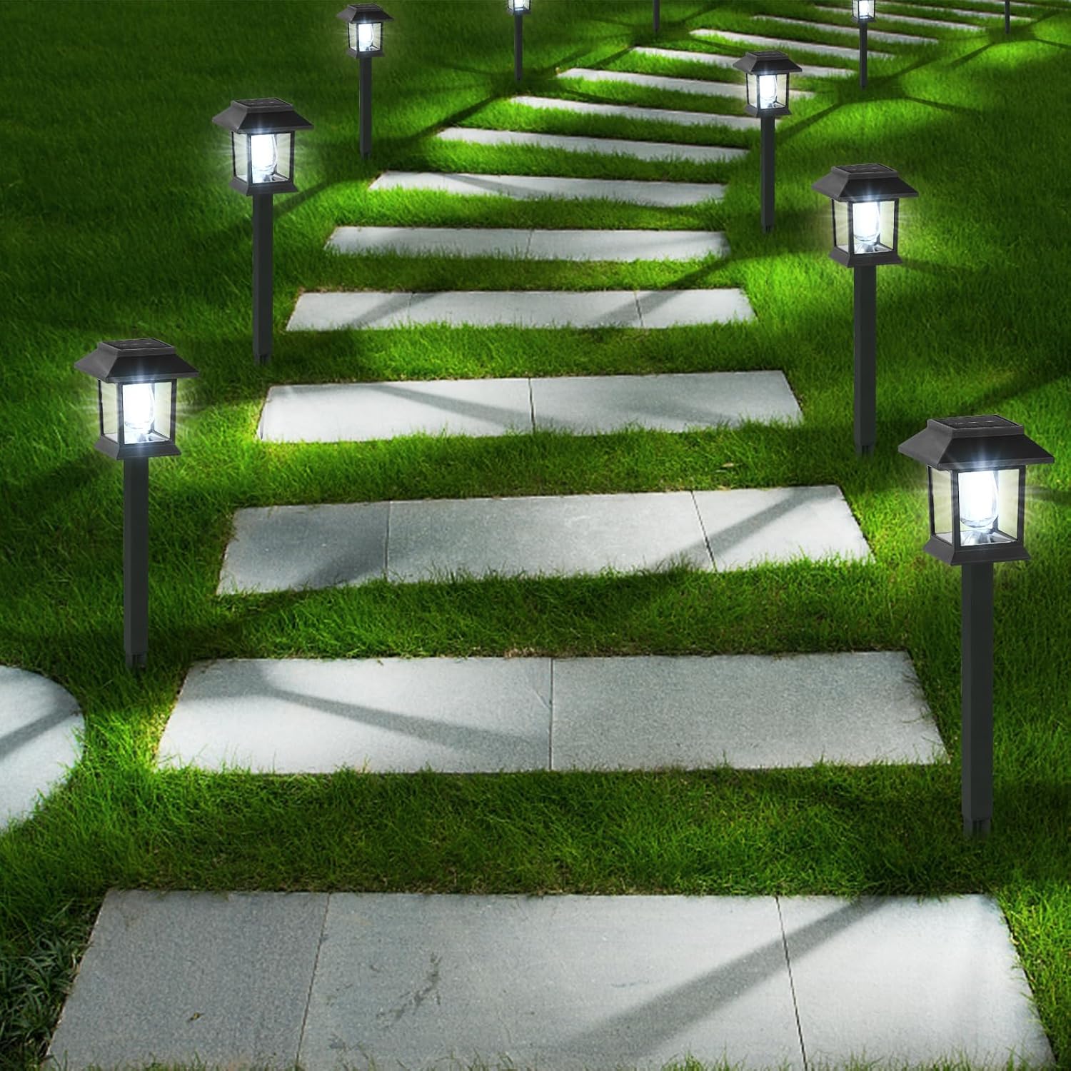 Outdoor Pathway Waterproof Auto On Off Lights