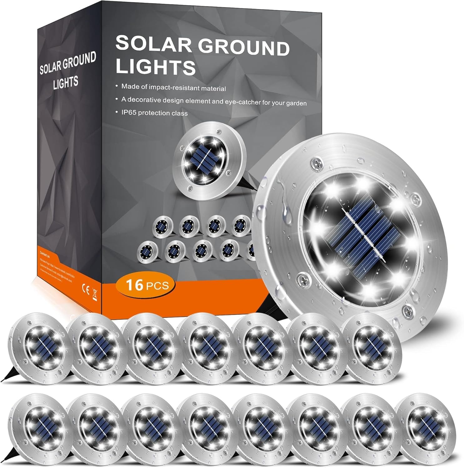 Outdoor Waterproof Solar Pathway Lights