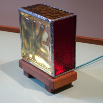 Handcrafted Glass Stained Lamp For Decor