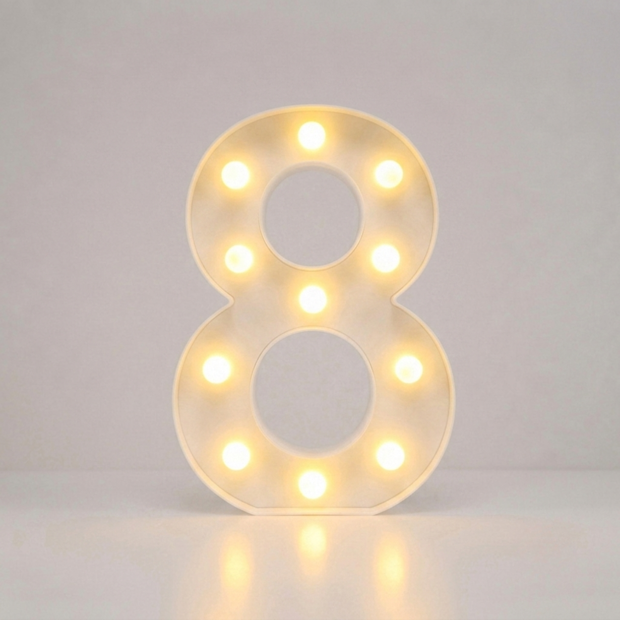 Illuminated English Letter Lamp For Parties And Weddings