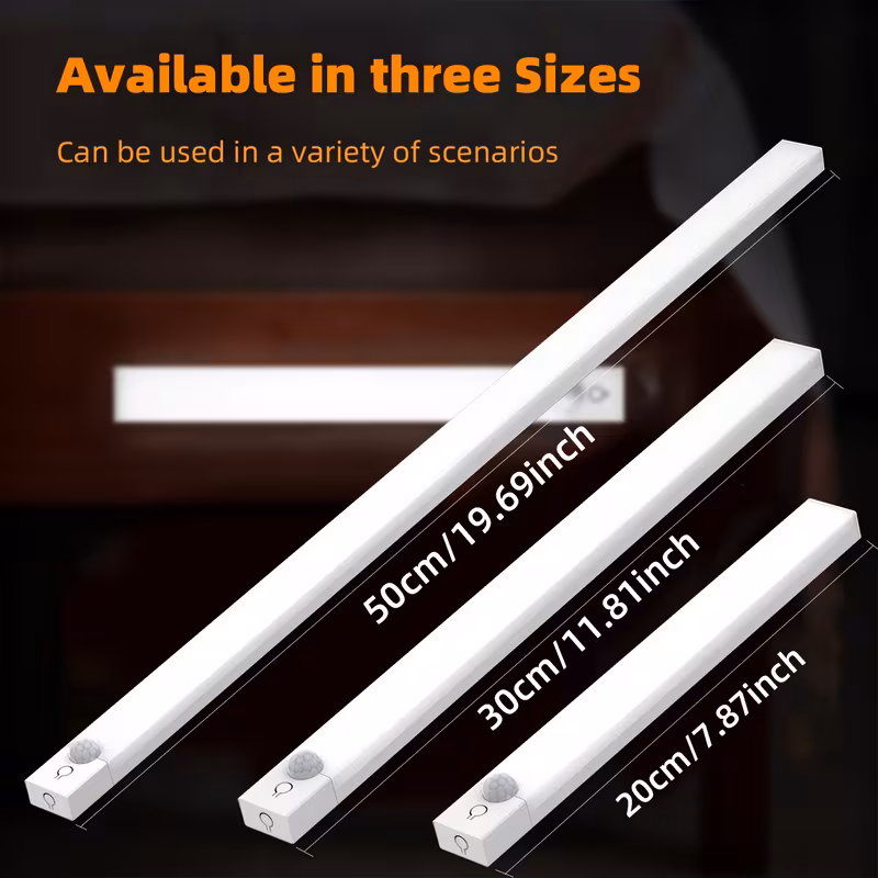 motion sensor led light with 3 temperatures infinite dimming 360 panoramic human sensor usb rechargeable night light electronic lighting for bedroom bedside stairs cabinets and desks stylish lamp multifunctional lighting 1