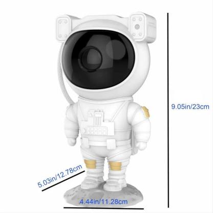 Astronaut Galaxy Projector Multiple Modes Galaxy Night Light With Remote Control - Solar Flame Torch