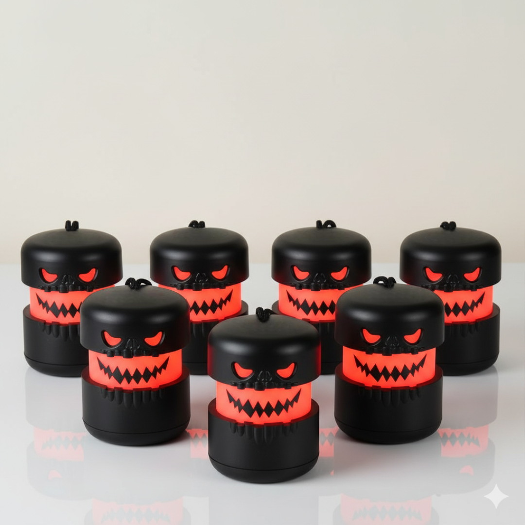 Halloween Pumpkin Lanterns 6 Pack Jack O Lantern Party Lights
