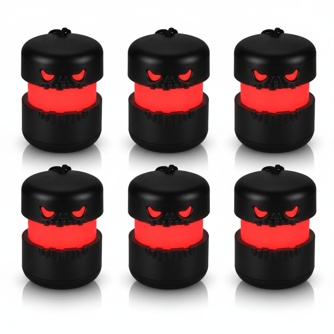 Halloween Pumpkin Lanterns 6 Pack Jack O Lantern Party Lights