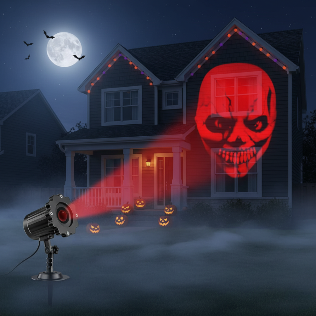 12 in 1 Dynamic Halloween Projection Lamp